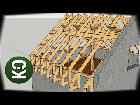 Видео: 🟢План строительства двускатной крыши