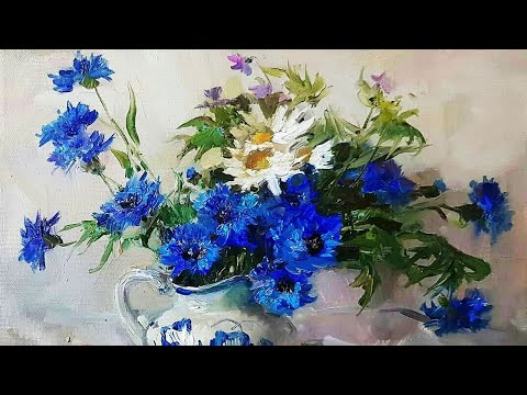 Видео: Цветочные натюрморты художника Светланы Родионовой