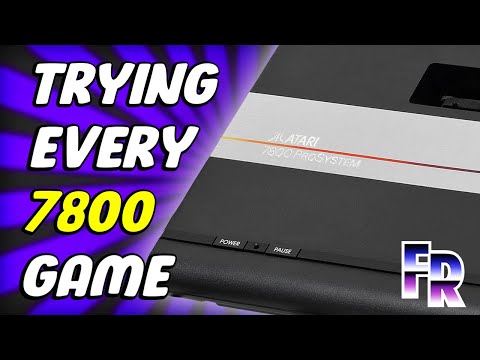 Видео: Библиотека Atari 7800 (1986) | Пробуем все 58 игр