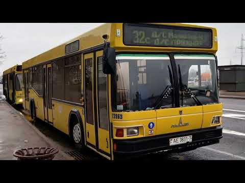 Видео: Информатор автобусного маршрута №32-с г.Минска с Английской озвучкой