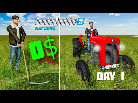 Видео: Выживаю два года на плоской карте Farming Simulator 22