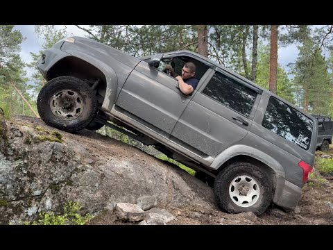 Видео: По маршруту  Кайена!  УАЗ сможет? (СУ Богатыри Ладога трофи)