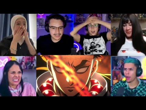 Видео: Мудзан против столпов || Реакция иностранцев на аниме Клинок рассекающий демонов