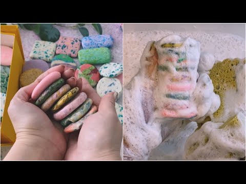 Видео: AsMR / Делаю Прилипушки из Обмылков от Залипушек / Мыление Прилипушек