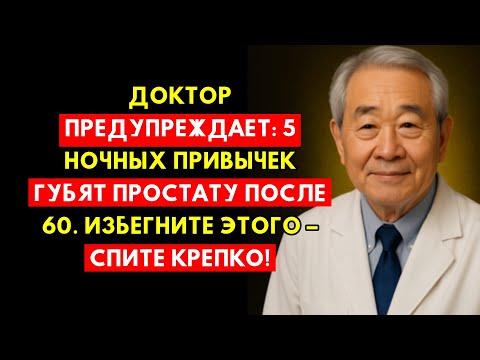 Видео: Доктор Предупреждает: 5 Ночных Привычек, Губящих Простату После 60! Избегите Проблем Со Сном.