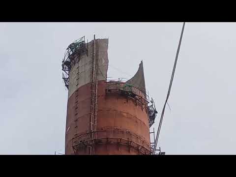 Видео: Демонтаж железо бетонной трубы. подборка сброса фрагментов