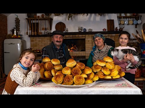 Видео: Приготовление Булочек Синнабон с Корицей | В дровяной печи