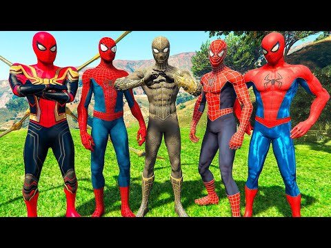 Видео: ЧЕЛОВЕК ПАУК НЕТ ПУТИ ДОМОЙ ВСЕ КОСТЮМЫ в ГТА 5 МОДЫ! ОБЗОР МОДА в GTA 5 ВИДЕО