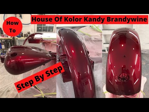 Видео: Как распылить Kandy Brandywine House Of Kolor