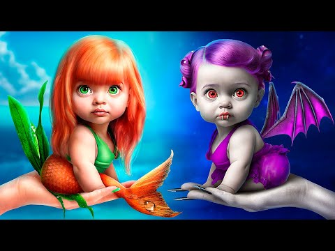 Видео: Меня усыновили вампиры! Вампир против русалки!