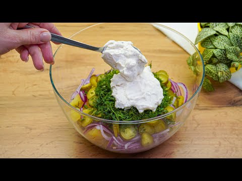 Видео: Най-вкусната немска салата! Никога няма да ми омръзне да ям тази картофена салата! Лесна рецепта