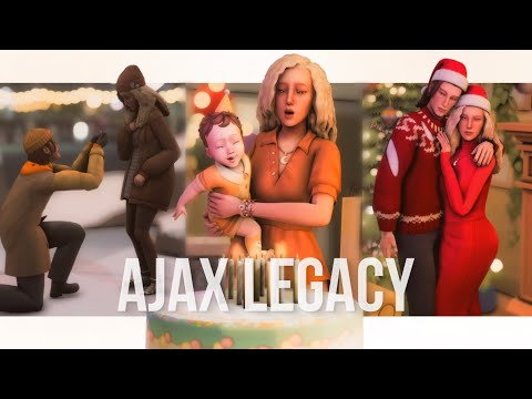 Видео: День рождения? Помолвка? НОВЫЙ ГОД? | Династия Аякс ep.8 | The Sims 4