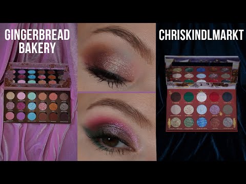 Видео: Nomad Cosmetics Chriskindlmarkt и Simply Posh Gingerbread Bakery | Подробные образцы и 2 образа