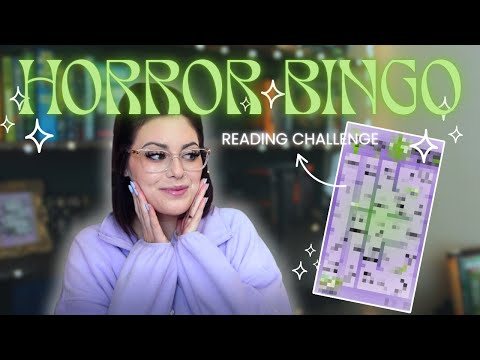 Видео: Хоррор-бинго 2025 🖤💀 Годовой челлендж по чтению ужасов