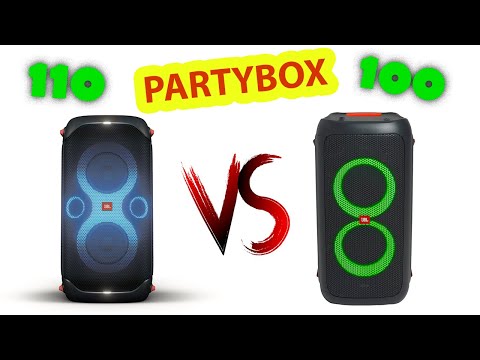 Видео: Колонка JBL PARTYBOX 110 VS JBL PARTYBOX 100 обзор сравнение качество звука тест ЧТО ВЫБРАТЬ?