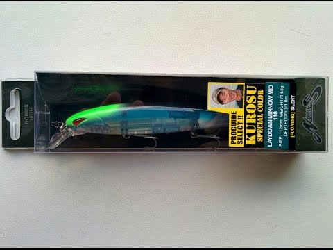 Видео: Nories laydown Minnow MID 110F "Мои любимые воблеры"
