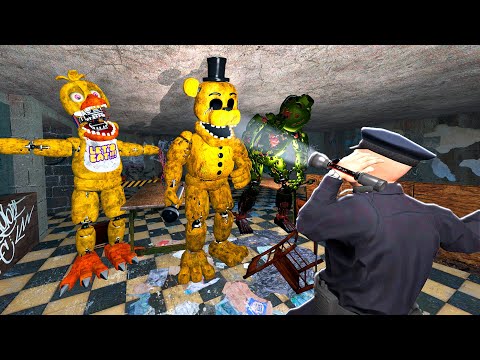 Видео: АНИМАТРОНИКИ ПУГАЮТ ОХРАННИКА В ЗАБРОШЕННОЙ ПИЦЦЕРИИ FNAF COOP #1 ► Garry's Mod