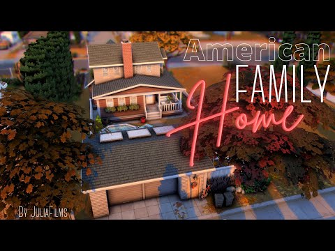 Видео: Американский семейный дом│Строительство│American Family Home│SpeedBuild [The Sims 4]