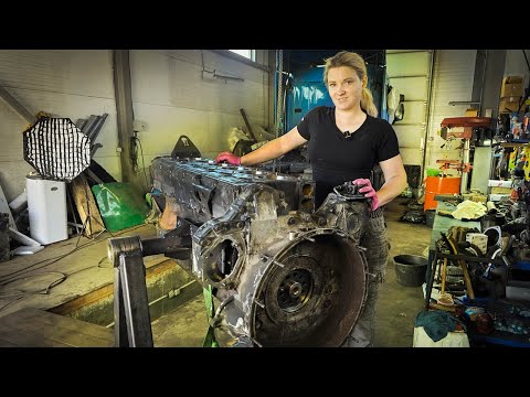 Видео: СОБИРАЕМ ДВИГАТЕЛЬ СКАНИИ СИНЯВОЧКИ! 😱