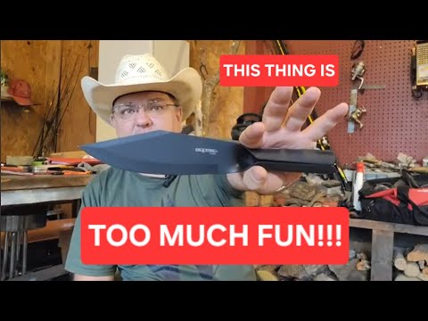 Видео: (FIRECRAFT) BUSHMAN BOWIE!!! ХОЛОДНОЕ ОРУЖИЕ!!! #edc #bushcraft #выживание #ножи #навыкидляотдыха