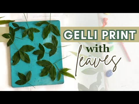 Видео: Гелли-печать с Сьюзен: исследование новой цветовой палитры