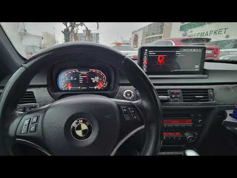 Видео: Цифровая приборка на BMW E90 / Digital Cluster for BMW E90