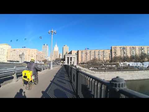 Видео: Москва Бородинский мост  улица Арбат.