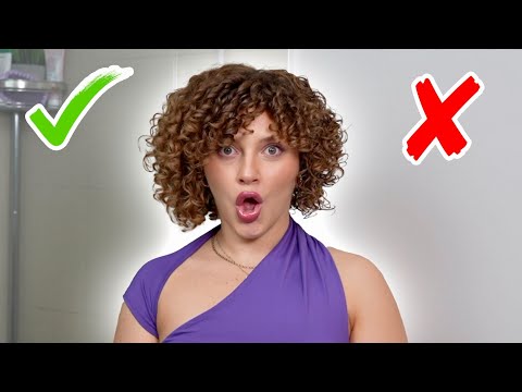 Видео: 5 советов по укладке вьющихся волос, которые вам не подходят + как их исправить