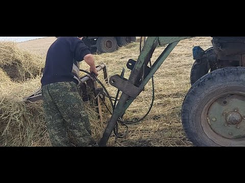 Видео: Жизнь в селе#Казахстан#Снова за соломой.Порвался шланг в поле.