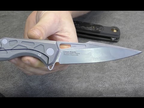 Видео: Нож А. Бирюкова. Сталь сpm 125v. Эльборы на ФФ. Заточка на Профиль К03.