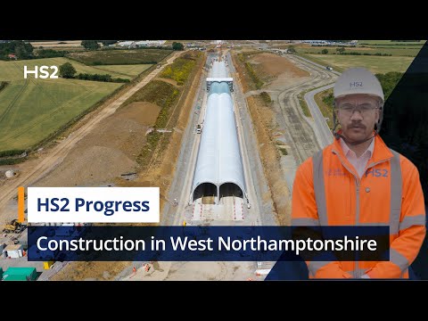 Видео: Прогресс HS2 🚄 | Основные этапы строительства ключевого 8-мильного участка новой высокоскоростной...