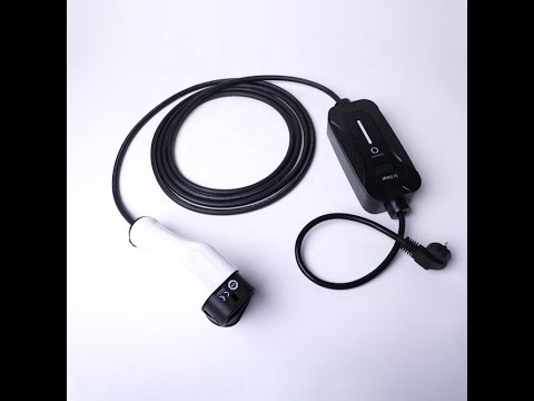 Видео: Зарядное устройство GBT GB/T 16a 32a для електромобиля, 3,6/7,2 кВт 220 вольт