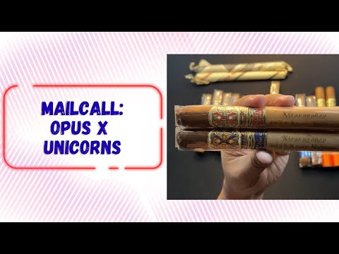 Видео: Почтовый звонок: пополнение хьюмидоров Opus X Unicorns