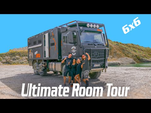Видео: Ultimate Mercedes Arocs 6x6 Expedition Overland ► | Экскурсия по комнате KRUG XP