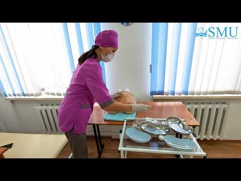 Видео: Постановка мочевого катетера мужчинам.