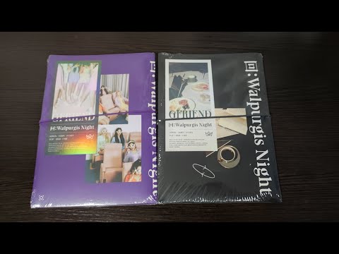 Видео: Распаковка альбома GFRIEND / Unboxing album GFRIEND Walpurgis Night (My Way & My Girls ver.)