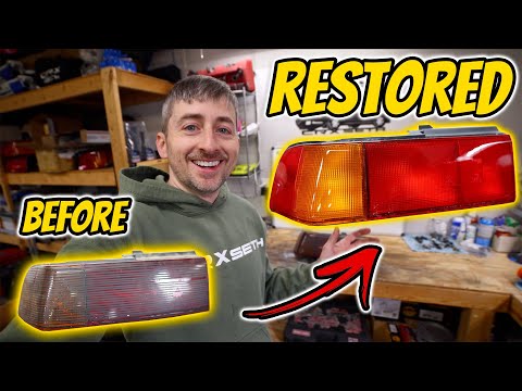 Видео: Восстановление задних фонарей Honda CRX