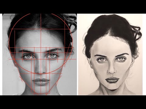 Видео: СХЕМА РИСОВАНИЯ: Метод Лумиса для рисования / Drawing tutorial #loomismethod 🎨✍️🌹