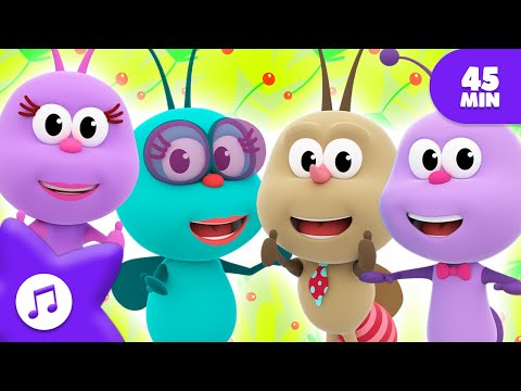 Видео: Хоровод букашек | 30 минут | Любимые насекомые - Bichikids