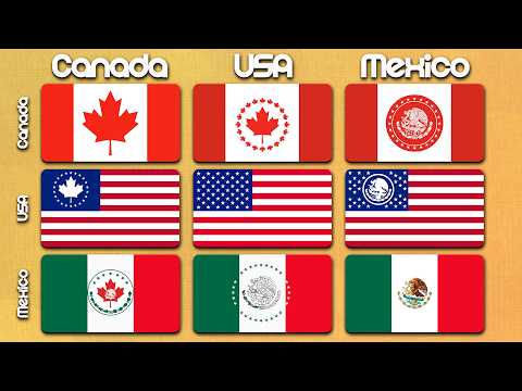 Видео: Три флага теперь девять.