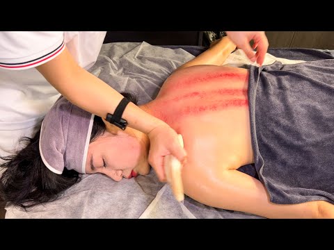 Видео: ASMR СПА с эфирными маслами + соскоб бычьих рогов + грязевое прижигание, помощь для сна