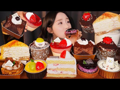 Видео: ВЕЧЕРИНКА С ТОРТОМ🍰 ШОКОЛАД ТОРТ & КЛУБНИЧНЫЙ БРАУНИ & КРЕП АСМР МУКБАНГ | CHOCOLATE CAKE