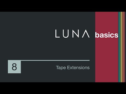 Видео: LUNA Basics — ленточные наращивания
