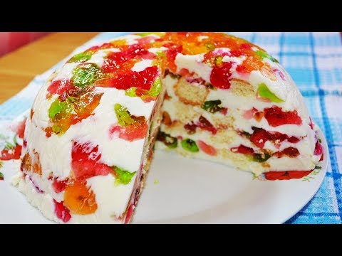 Видео: Нежный ЖЕЛЕЙНО-БИСКВИТНЫЙ  торт - 2 способа сборки