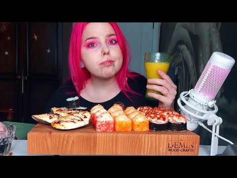 Видео: Роллы мукбанг/rolls mukbang