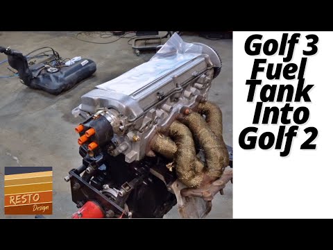 Видео: Как заменить топливный бак Golf mk2 на бак Golf mk3