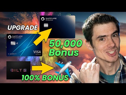 Видео: БОНУСЫ за повышение класса обслуживания Chase + бонус авиакомпании Bilt 100%