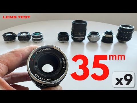 Видео: 🔴 ЛУЧШИЙ 35-мм объектив для Leica M? 👑 (Voigtlander 35mm APO против 8 объективов)