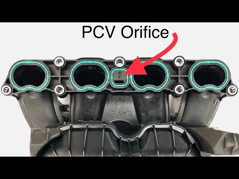 Видео: Очистка отверстий PCV Chevy Equinox/GMC Terrain