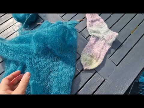 Видео: Продвижение проекта на спицах #inspiration #mode #striken #viralvideo #garten #blogger 